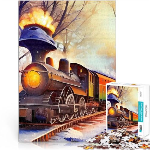 1000-Teile-Puzzle für Teenager Geschenke zum Suchbegriff: Herausfordernde Spiele Retro-Lokomotive Geburtstagsgeschenke75x50cm 1000-Teile-Puzzle für Teenager Geschenke zum Suchbegriff: Herausfordernde Spiele Retro-Lokomotive Geburtstagsgeschenke75x50cm von QVKZLYFXN