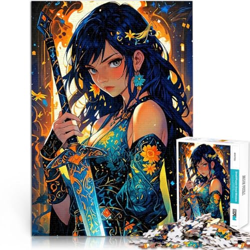 1000-Teile-Puzzle für Teenager Lernspielzeug für die ganze Familie Anime Kriegerin Frau Mädchen Tolle Geschenke und Spielzeuge38x26cm 1000-Teile-Puzzle für Teenager Lernspielzeug für die ganze Familie Anime Kriegerin Frau Mädchen Tolle Geschenke und Spielzeuge38x26cm von QVKZLYFXN