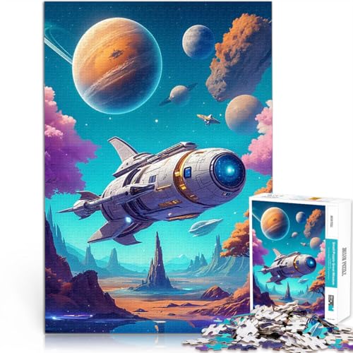 1000-Teile-Puzzle für Teenager Lernspielzeug für die ganze Familie Galaktischer Planetenforscher Lernspiel für Geburtstag, Weihnachten75x50cm 1000-Teile-Puzzle für Teenager Lernspielzeug für die ganze Familie Galaktischer Planetenforscher Lernspiel für Geburtstag, Weihnachten75x50cm von QVKZLYFXN