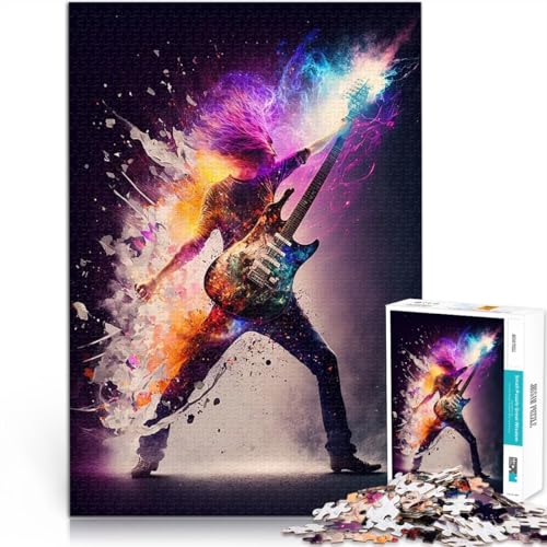 1000-Teile-Puzzle für Teenager Pädagogisches Familienspiel Gitarrist Musik Energie Geeignet für die Schreibtischdekoration52x38cm 1000-Teile-Puzzle für Teenager Pädagogisches Familienspiel Gitarrist Musik Energie Geeignet für die Schreibtischdekoration52x38cm von QVKZLYFXN