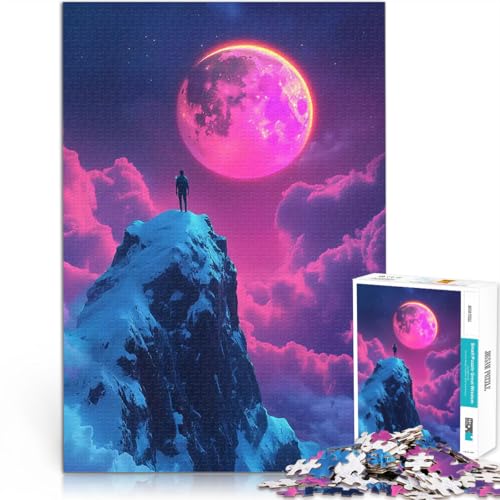 1000-Teile-Puzzle für Teenager Quizspiel Fantasie einsame Gestalt auf Berggipfel denn eignet ganze Familie38x26cm 1000-Teile-Puzzle für Teenager Quizspiel Fantasie einsame Gestalt auf Berggipfel denn eignet ganze Familie38x26cm von QVKZLYFXN