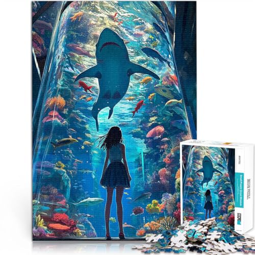 1000-Teile-Puzzle für Teenager Quizspiel Mädchen starrt auf Shark Tank Lustige Aktivitäten für zu Hause, Geburtstagsgeschenk, Reisegeschenk,38x26cm 1000-Teile-Puzzle für Teenager Quizspiel Mädchen starrt auf Shark Tank Lustige Aktivitäten für zu Hause, Geburtstagsgeschenk, Reisegeschenk,38x26cm von QVKZLYFXN