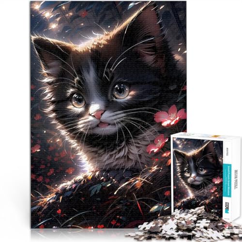 1000-Teile-Puzzle für Teenager Schwierig und herausfordernd Lustiger Flauschiger Katzenschnurrbart Die Liebe zwischen Paaren stärken75x50cm 1000-Teile-Puzzle für Teenager Schwierig und herausfordernd Lustiger Flauschiger Katzenschnurrbart Die Liebe zwischen Paaren stärken75x50cm von QVKZLYFXN