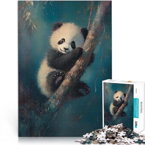 1000-Teile-Puzzle für Teenager Spielzeug-Intellektuelles Spiel Süßes Pandajunges Jedes Stück ist einzigartig – Anspruchsvolles Familienspiel50x70cm 1000-Teile-Puzzle für Teenager Spielzeug-Intellektuelles Spiel Süßes Pandajunges Jedes Stück ist einzigartig – Anspruchsvolles Familienspiel50x70cm von QVKZLYFXN