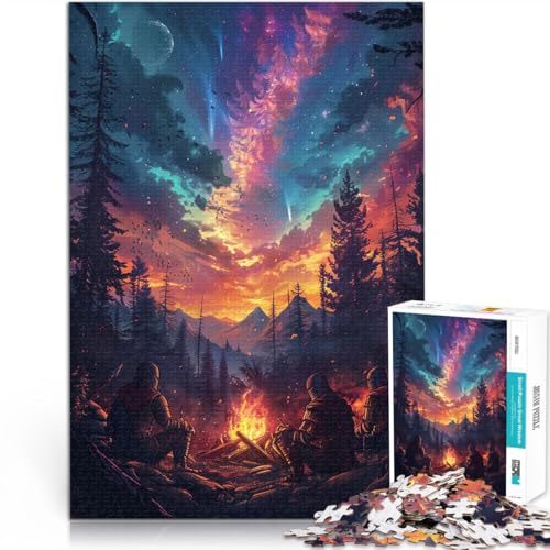 1000-Teile-Puzzle für Teenager Stressabbau – Staycation – Zeit totschlagen Aurora-Ritter Tolle Geschenke und Spielzeuge38x52cm von QVKZLYFXN