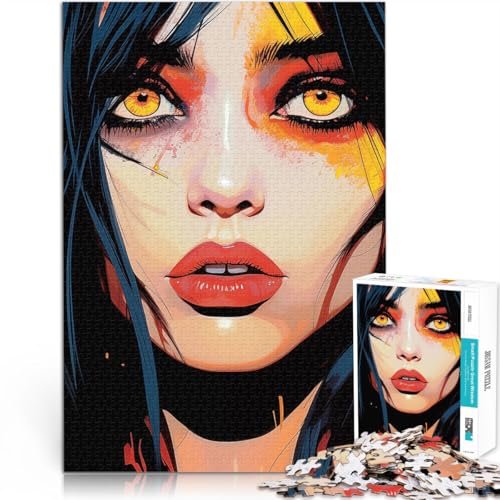 1000-Teile-Puzzle für Teenager Stressabbau – Staycation – Zeit totschlagen Frau Kholors 002 Einzigartige Wohndekoration und Geschenke50x70cm von QVKZLYFXN