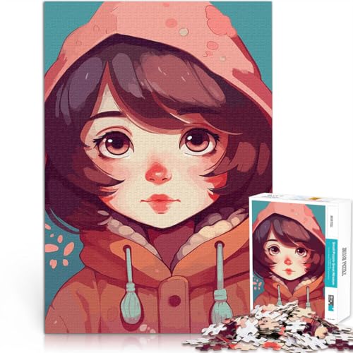 1000-Teile-Puzzle für Teenager für Lernspiel-Herausforderungsspielzeug Junges Mädchen im Anime-Stil EIN Kunstwerk52x38cm 1000-Teile-Puzzle für Teenager für Lernspiel-Herausforderungsspielzeug Junges Mädchen im Anime-Stil EIN Kunstwerk52x38cm von QVKZLYFXN