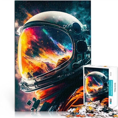 1000-teilige Puzzles für Erwachsene Anspruchsvolles Spiel und Familienspaß Astronautenreflexionen 13 Geburtstagsgeschenke38x26cm 1000-teilige Puzzles für Erwachsene Anspruchsvolles Spiel und Familienspaß Astronautenreflexionen 13 Geburtstagsgeschenke38x26cm von QVKZLYFXN