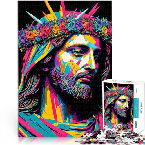 1000-teilige Puzzles für Erwachsene Dekomprimierendes intellektuelles Lernspielzeug Jesus Christus liebt Uns tolles Geschenk38x26cm 1000-teilige Puzzles für Erwachsene Dekomprimierendes intellektuelles Lernspielzeug Jesus Christus liebt Uns tolles Geschenk38x26cm von QVKZLYFXN