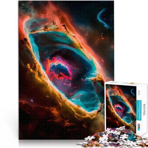 1000-teilige Puzzles für Erwachsene Dekomprimierendes intellektuelles Lernspielzeug Kosmischer Wirbel EIN Kunstwerk52x38cm 1000-teilige Puzzles für Erwachsene Dekomprimierendes intellektuelles Lernspielzeug Kosmischer Wirbel EIN Kunstwerk52x38cm von QVKZLYFXN