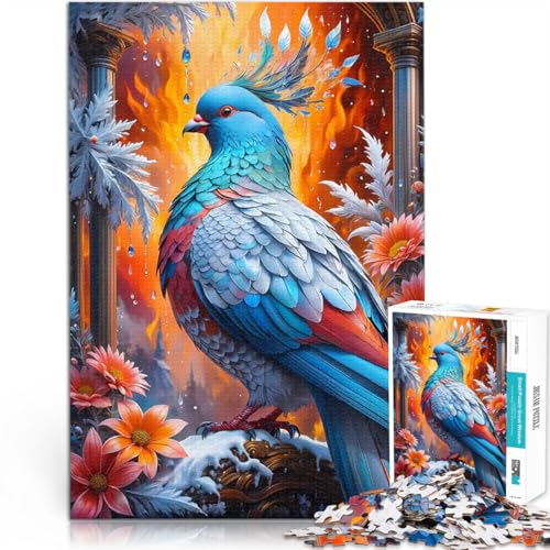 1000-teilige Puzzles für Erwachsene Familienspiel für und Taube Eiskalt Lustige Aktivitäten für zu Hause, Geburtstagsgeschenk, Reisegeschenk,38x26cm von QVKZLYFXN