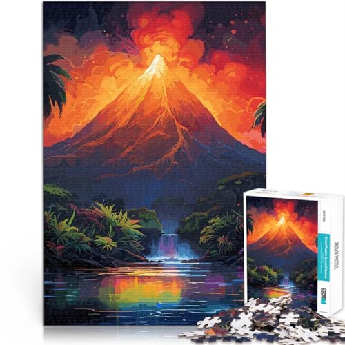 1000-teilige Puzzles für Erwachsene Herausfordernd Schwierig Atemberaubender Berg Lernspiel für Geburtstag, Weihnachten75x50cm von QVKZLYFXN