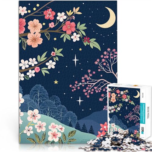 1000-teilige Puzzles für Erwachsene Lernspielzeug Sternenhimmel Blumenlandschaft Wanddekoration Einzigartige Geburtstags- und Weihnachtsgeschenke75x50cm 1000-teilige Puzzles für Erwachsene Lernspielzeug Sternenhimmel Blumenlandschaft Wanddekoration Einzigartige Geburtstags- und Weihnachtsgeschenke75x50cm von QVKZLYFXN