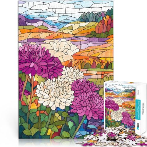 1000-teilige Puzzles für Erwachsene Spiele Spielzeug Geschenk Glasmalerei Landschaft Lernspiel für Geburtstag, Weihnachten75x50cm 1000-teilige Puzzles für Erwachsene Spiele Spielzeug Geschenk Glasmalerei Landschaft Lernspiel für Geburtstag, Weihnachten75x50cm von QVKZLYFXN
