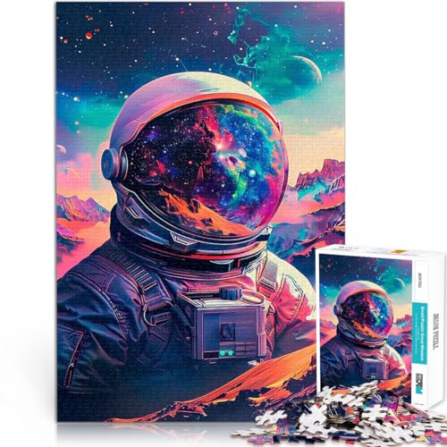 1000-teilige Puzzles für Teenager Spielzeug Lernspiele Stressabbau Astronaut im Weltraum Lernspiel für Geburtstag, Weihnachten52x38cm 1000-teilige Puzzles für Teenager Spielzeug Lernspiele Stressabbau Astronaut im Weltraum Lernspiel für Geburtstag, Weihnachten52x38cm von QVKZLYFXN