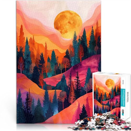 1000-teilige Puzzles für Teenager für Lernspiel-Herausforderungsspielzeug Berg Sonnenuntergang Landschaft Geburtstagsgeschenke38x26cm 1000-teilige Puzzles für Teenager für Lernspiel-Herausforderungsspielzeug Berg Sonnenuntergang Landschaft Geburtstagsgeschenke38x26cm von QVKZLYFXN
