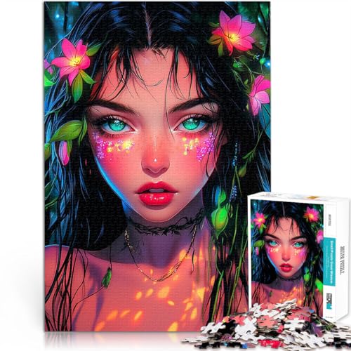 1000-teilige Puzzles für Teenager lustige Spiele für die ganze Familie Anime-Mädchen mit Blumen Einzigartige Wohndekoration und Geschenke38x26cm 1000-teilige Puzzles für Teenager lustige Spiele für die ganze Familie Anime-Mädchen mit Blumen Einzigartige Wohndekoration und Geschenke38x26cm von QVKZLYFXN