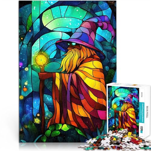 1000-teilige Puzzles für Teenager lustige Spiele für die ganze Familie Glasmalerei-Zauberer Lernspiel für Geburtstag, Weihnachten75x50cm 1000-teilige Puzzles für Teenager lustige Spiele für die ganze Familie Glasmalerei-Zauberer Lernspiel für Geburtstag, Weihnachten75x50cm von QVKZLYFXN