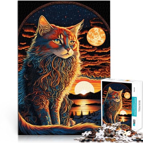 1000-teiliges Puzzle für Erwachsene Denkspiel Stil der Cat Art-Serie eignet ganze Familie75x50cm 1000-teiliges Puzzle für Erwachsene Denkspiel Stil der Cat Art-Serie eignet ganze Familie75x50cm von QVKZLYFXN
