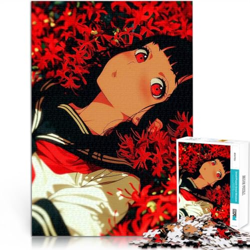 1000-teiliges Puzzle für Erwachsene Familienspiel zum Stressabbau, schwierige Herausforderung Unter den Lycoris Wichtelgeschenke38x52cm von QVKZLYFXN