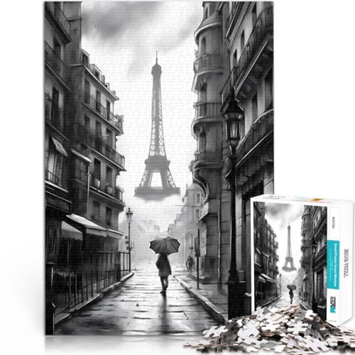 1000-teiliges Puzzle für Teenager Anspruchsvolles Spiel und Familienspaß Pariser Eiffelturm Geburtstagsgeschenk, Geschenke, Wandkunst52x38cm 1000-teiliges Puzzle für Teenager Anspruchsvolles Spiel und Familienspaß Pariser Eiffelturm Geburtstagsgeschenk, Geschenke, Wandkunst52x38cm von QVKZLYFXN