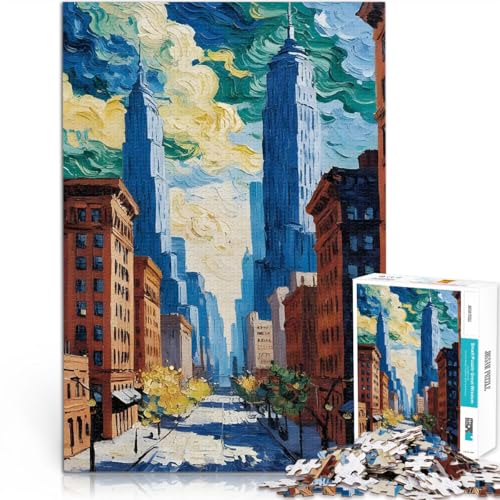 1000-teiliges Puzzle für Teenager Familienspiel für und Skyline von New York City Lustige Aktivitäten für zu Hause, Geburtstagsgeschenk, Reisegeschenk,50x70cm 1000-teiliges Puzzle für Teenager Familienspiel für und Skyline von New York City Lustige Aktivitäten für zu Hause, Geburtstagsgeschenk, Reisegeschenk,50x70cm von QVKZLYFXN