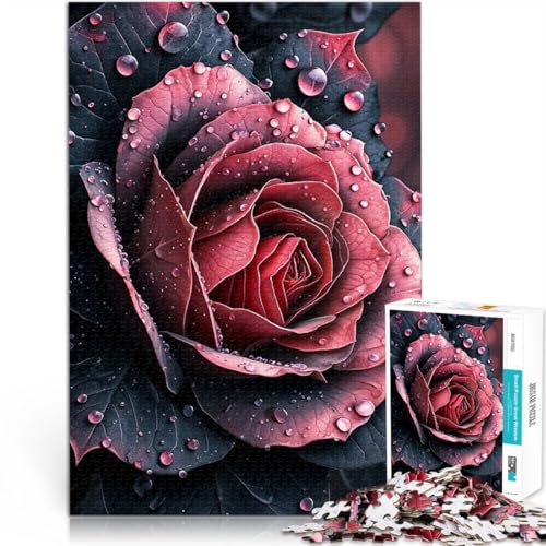1000-teiliges Puzzle für Teenager Familienspiel zum Stressabbau, schwierige Herausforderung Rose Blume Neon Wohnkunstdekor38x26cm 1000-teiliges Puzzle für Teenager Familienspiel zum Stressabbau, schwierige Herausforderung Rose Blume Neon Wohnkunstdekor38x26cm von QVKZLYFXN