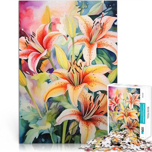 1000-teiliges Puzzle für Teenager Geschenke zum Suchbegriff: Herausfordernde Spiele Lilienexplosion für Heimdekoration52x38cm 1000-teiliges Puzzle für Teenager Geschenke zum Suchbegriff: Herausfordernde Spiele Lilienexplosion für Heimdekoration52x38cm von QVKZLYFXN
