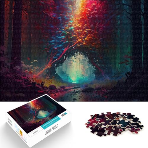 1000-teiliges Puzzle für Teenager Geschenke zum Suchbegriff: Herausfordernde Spiele Regenbogenwald Wichtelgeschenke52x38cm 1000-teiliges Puzzle für Teenager Geschenke zum Suchbegriff: Herausfordernde Spiele Regenbogenwald Wichtelgeschenke52x38cm von QVKZLYFXN
