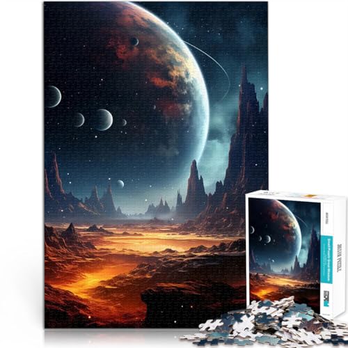 1000-teiliges Puzzle für Teenager Herausfordernd Schwierig Neues Zuhause auf einem verlorenen Planeten Wanddekoration52x38cm 1000-teiliges Puzzle für Teenager Herausfordernd Schwierig Neues Zuhause auf einem verlorenen Planeten Wanddekoration52x38cm von QVKZLYFXN