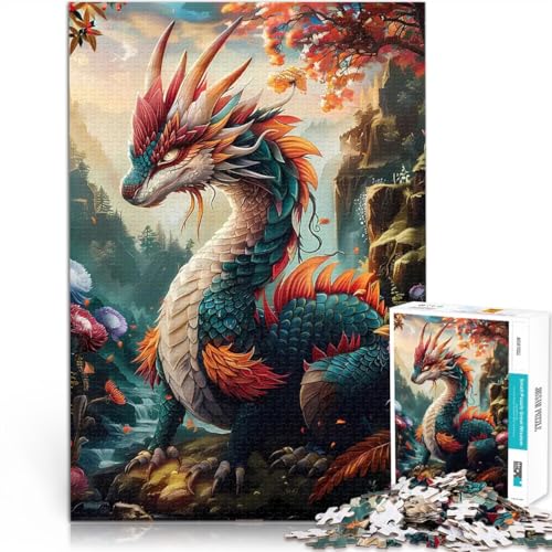 1000-teiliges Puzzle für Teenager Lernspiele DIY Spielzeug Abstrakte Drachenfantasie einzigartiges Herausforderungsspiel38x26cm 1000-teiliges Puzzle für Teenager Lernspiele DIY Spielzeug Abstrakte Drachenfantasie einzigartiges Herausforderungsspiel38x26cm von QVKZLYFXN