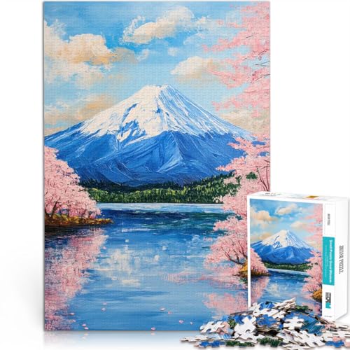 1000-teiliges Puzzle für Teenager Spielzeug-Intellektuelles Spiel Landschaft des Fuji Lernspiel für Geburtstag, Weihnachten52x38cm 1000-teiliges Puzzle für Teenager Spielzeug-Intellektuelles Spiel Landschaft des Fuji Lernspiel für Geburtstag, Weihnachten52x38cm von QVKZLYFXN