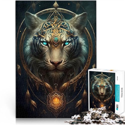 1000-teiliges Teenager-Puzzle Dekomprimierendes intellektuelles Lernspielzeug Fabeltiger Einzigartige Geburtstags- und Geschenkideen52x38cm 1000-teiliges Teenager-Puzzle Dekomprimierendes intellektuelles Lernspielzeug Fabeltiger Einzigartige Geburtstags- und Geschenkideen52x38cm von QVKZLYFXN