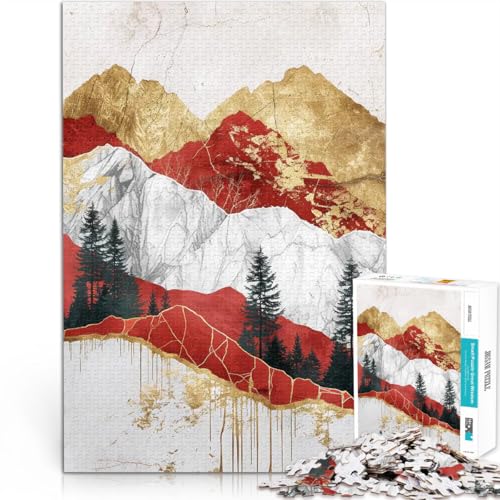 1000-teiliges Teenager-Puzzle Dekomprimierendes intellektuelles Lernspielzeug Rotgoldene Landschaft Lustiges Geschenk75x50cm 1000-teiliges Teenager-Puzzle Dekomprimierendes intellektuelles Lernspielzeug Rotgoldene Landschaft Lustiges Geschenk75x50cm von QVKZLYFXN