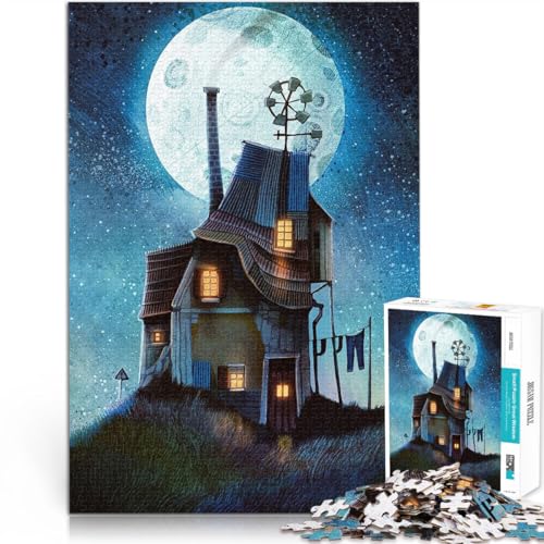 1000-teiliges Teenager-Puzzle Dekomprimierendes intellektuelles Lernspielzeug Vergessenes Haus Künstlersammlung, Bildende Kunst38x26cm 1000-teiliges Teenager-Puzzle Dekomprimierendes intellektuelles Lernspielzeug Vergessenes Haus Künstlersammlung, Bildende Kunst38x26cm von QVKZLYFXN