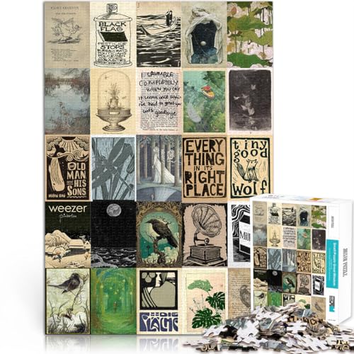 1000-teiliges Teenager-Puzzle Denksportaufgabe für Retro-Kunst-Mosaik-Poster eignet ganze Familie52x38cm 1000-teiliges Teenager-Puzzle Denksportaufgabe für Retro-Kunst-Mosaik-Poster eignet ganze Familie52x38cm von QVKZLYFXN