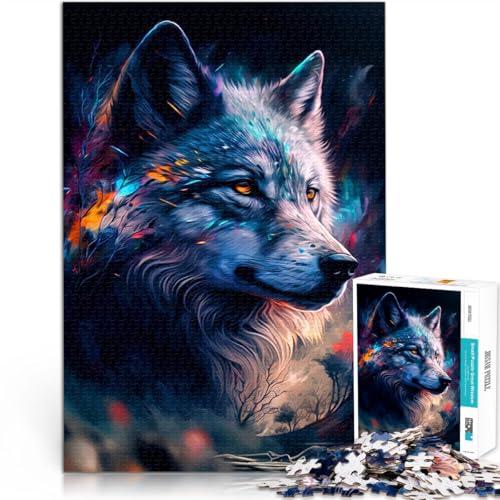 1000-teiliges Teenager-Puzzle Gehirnintelligenz-Herausforderung süchtig machendes Spielzeug Wolf Tolle Geschenke und Spielzeuge75x50cm 1000-teiliges Teenager-Puzzle Gehirnintelligenz-Herausforderung süchtig machendes Spielzeug Wolf Tolle Geschenke und Spielzeuge75x50cm von QVKZLYFXN