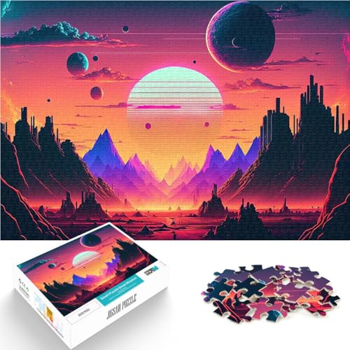1000-teiliges Teenager-Puzzle Lernspielzeug für die ganze Familie Eine Ferne Welt erkunden Die Liebe zwischen Paaren stärken50x70cm von QVKZLYFXN