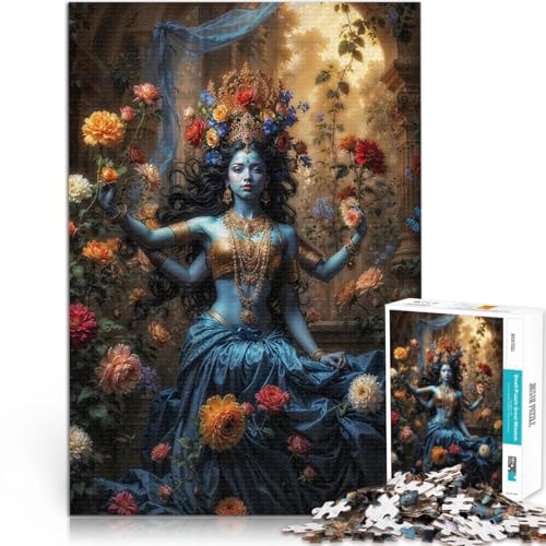1000-teiliges Teenager-Puzzle für Lernspiel-Herausforderungsspielzeug Göttin Kali im magischen Garten Gutes Geschenk38x26cm 1000-teiliges Teenager-Puzzle für Lernspiel-Herausforderungsspielzeug Göttin Kali im magischen Garten Gutes Geschenk38x26cm von QVKZLYFXN