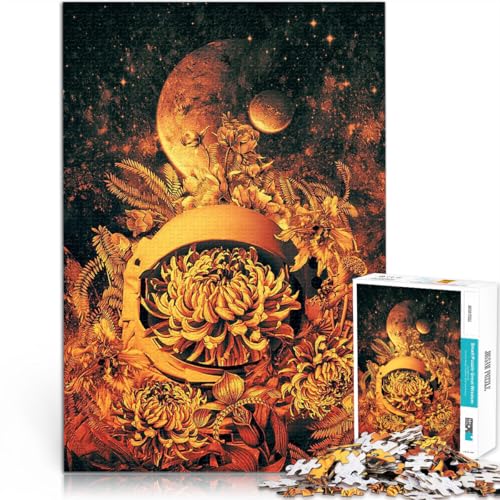 Puzzle 1000 Teile für Erwachsene Dekomprimierendes intellektuelles Lernspielzeug Weltraumgarten Geburtstagsgeschenk, Geschenke, Wandkunst38x26cm Puzzle 1000 Teile für Erwachsene Dekomprimierendes intellektuelles Lernspielzeug Weltraumgarten Geburtstagsgeschenk, Geschenke, Wandkunst38x26cm von QVKZLYFXN