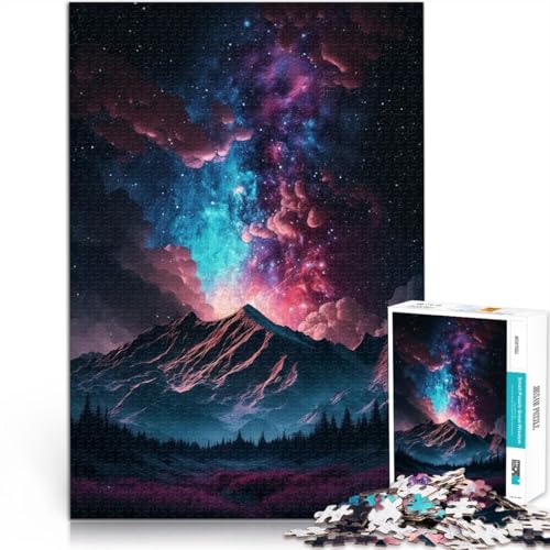 Puzzle 1000 Teile für Erwachsene Familienspaß EIN Blick auf die Galaxienberge eignet ganze Familie75x50cm Puzzle 1000 Teile für Erwachsene Familienspaß EIN Blick auf die Galaxienberge eignet ganze Familie75x50cm von QVKZLYFXN