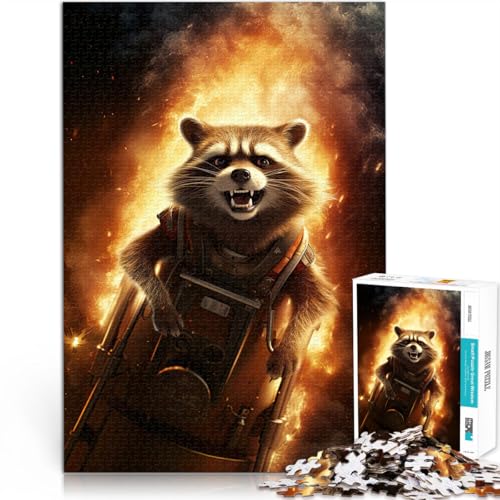Puzzle 1000 Teile für Erwachsene Geschenke zum Suchbegriff: Herausfordernde Spiele Waschbärkunst Gutes Geschenk75x50cm Puzzle 1000 Teile für Erwachsene Geschenke zum Suchbegriff: Herausfordernde Spiele Waschbärkunst Gutes Geschenk75x50cm von QVKZLYFXN