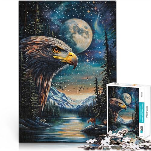 Puzzle 1000 Teile für Erwachsene Herausforderndes Spiel Farbmalerei Adler denn eignet ganze Familie75x50cm Puzzle 1000 Teile für Erwachsene Herausforderndes Spiel Farbmalerei Adler denn eignet ganze Familie75x50cm von QVKZLYFXN