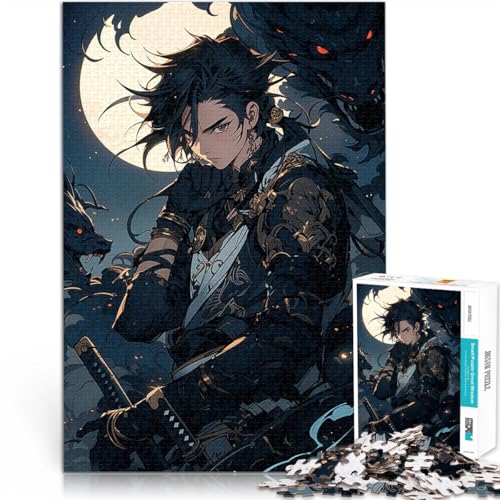 Puzzle 1000 Teile für Erwachsene Lernspiel-Herausforderungsspielzeug Anime Samurai mit Drachen Geschenke für Freunde und Familie52x38cm Puzzle 1000 Teile für Erwachsene Lernspiel-Herausforderungsspielzeug Anime Samurai mit Drachen Geschenke für Freunde und Familie52x38cm von QVKZLYFXN