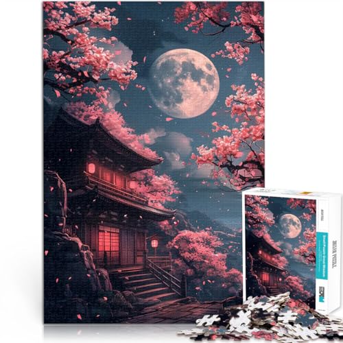 Puzzle 1000 Teile für Erwachsene Lernspielzeug für die ganze Familie Kirschblütentempel einzigartiges Herausforderungsspiel38x26cm Puzzle 1000 Teile für Erwachsene Lernspielzeug für die ganze Familie Kirschblütentempel einzigartiges Herausforderungsspiel38x26cm von QVKZLYFXN