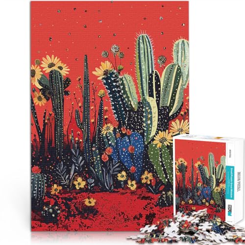 Puzzle 1000 Teile für Erwachsene Lernspielzeug für die ganze Familie Wüstenkaktusgarten Tolle Geschenke und Spielzeuge38x26cm Puzzle 1000 Teile für Erwachsene Lernspielzeug für die ganze Familie Wüstenkaktusgarten Tolle Geschenke und Spielzeuge38x26cm von QVKZLYFXN