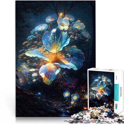 Puzzle 1000 Teile für Erwachsene Spielzeug für die ganze Familie Pflaumenblütenglanz Geschenke für Freunde und Familie75x50cm von QVKZLYFXN