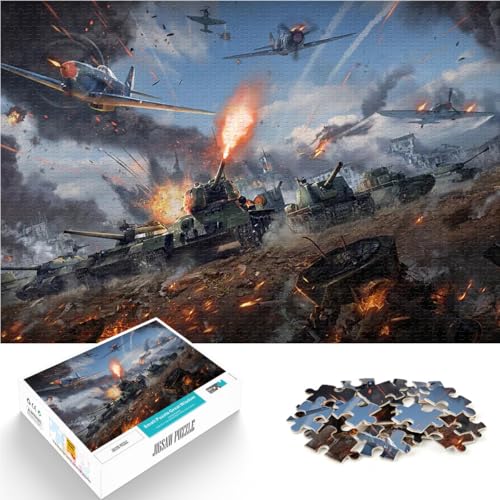 Puzzle 1000 Teile für Erwachsene Stressabbau – Staycation – Zeit totschlagen War Thunder mit passendem Poster und Quizblatt52x38cm Puzzle 1000 Teile für Erwachsene Stressabbau – Staycation – Zeit totschlagen War Thunder mit passendem Poster und Quizblatt52x38cm von QVKZLYFXN
