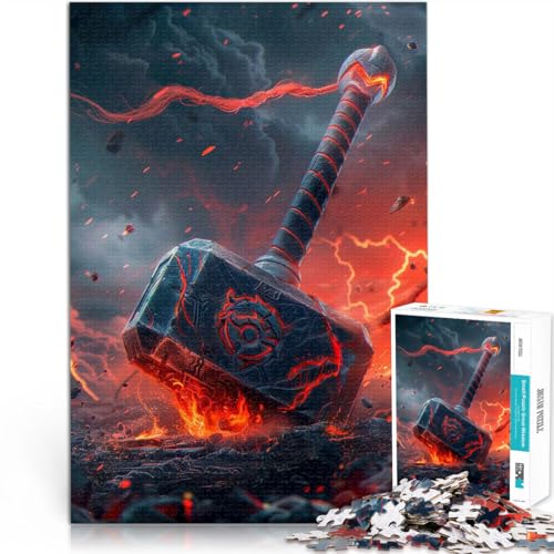 Puzzle 1000 Teile für Erwachsene für Lernspiel-Herausforderungsspielzeug Der legendäre Hammer Geburtstagsgeschenk, Geschenke, Wandkunst52x38cm Puzzle 1000 Teile für Erwachsene für Lernspiel-Herausforderungsspielzeug Der legendäre Hammer Geburtstagsgeschenk, Geschenke, Wandkunst52x38cm von QVKZLYFXN