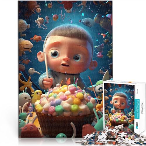 Puzzle 1000 Teile für Jugendliche Familienspaß Baby-3D-Nahrungsspaß-Animation denn eignet ganze Familie52x38cm Puzzle 1000 Teile für Jugendliche Familienspaß Baby-3D-Nahrungsspaß-Animation denn eignet ganze Familie52x38cm von QVKZLYFXN